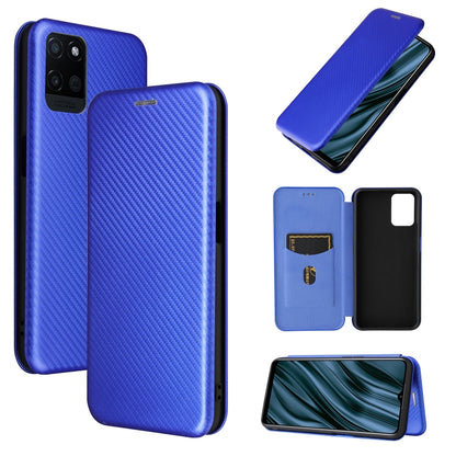 Carbon Fiber Texture Magnetic Horizontal Flip TPU + PC + PU Leather Case with Card Slot, For LG Stylo 7, For OPPO Realme V11 5G, For OPPO Reno5 Pro+, For OPPO Find X3 Neo, For Cubot C30, For OnePlus 9 Pro