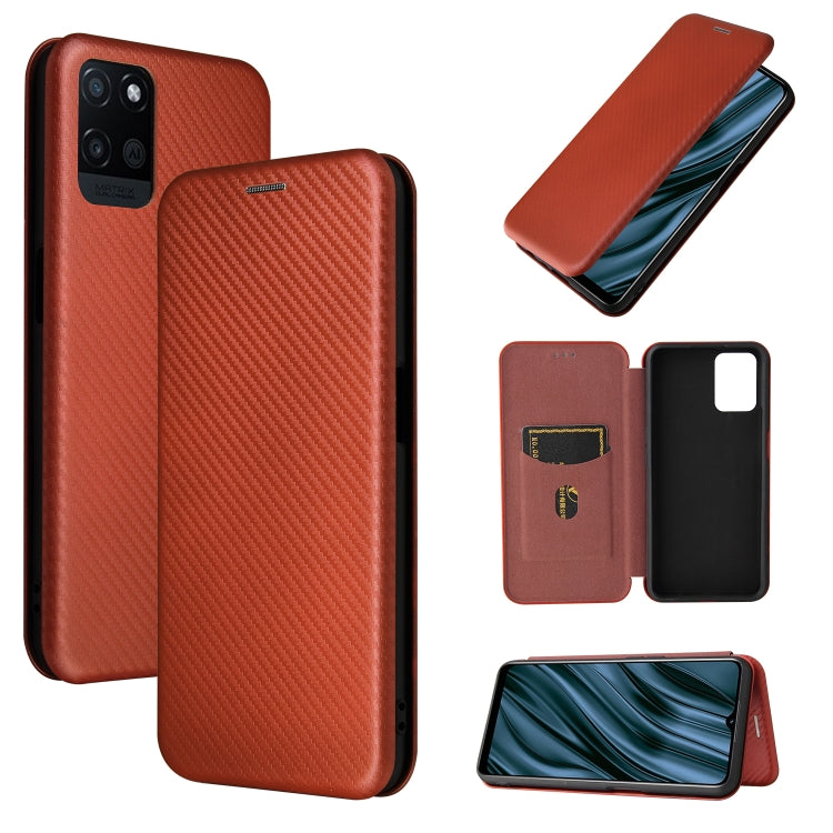 Carbon Fiber Texture Magnetic Horizontal Flip TPU + PC + PU Leather Case with Card Slot, For LG Stylo 7, For OPPO Realme V11 5G, For OPPO Reno5 Pro+, For OPPO Find X3 Neo, For Cubot C30, For OnePlus 9 Pro