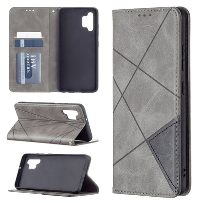 Rhombus Texture Horizontal Flip Magnetic Leather Case with Holder & Card Slots, For LG K42, For Xiaomi Redmi Note 10 4G / Note 10s, For Samsung Galaxy A32 4G