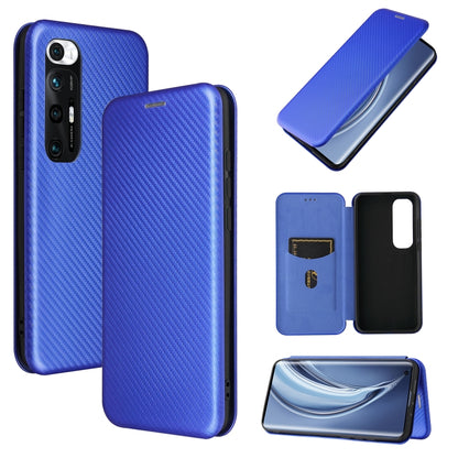 Carbon Fiber Texture Magnetic Horizontal Flip TPU + PC + PU Leather Case with Card Slot, For Samsung Galaxy Xcover 5, For Xiaomi Mi 10S