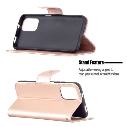 Two Butterflies Embossing  Pattern Horizontal Flip Leather Case with Holder & Card Slot & Wallet & Lanyard, For Xiaomi Redmi Note 10 4G, For Nokia 5.4