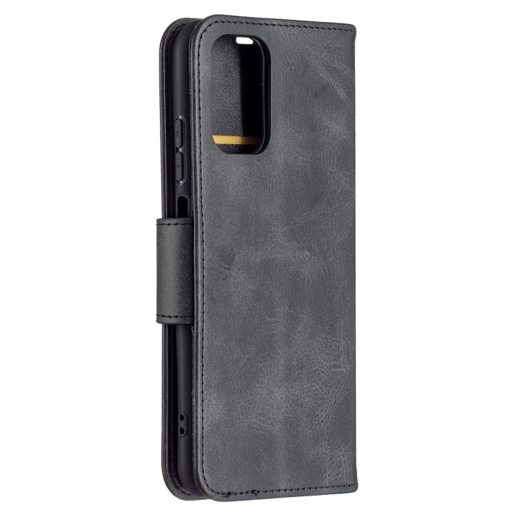 Retro Lambskin Texture Pure Color Horizontal Flip PU Leather Case with Holder & Card Slots & Wallet & Lanyard, For Xiaomi Redmi Note 10 4G