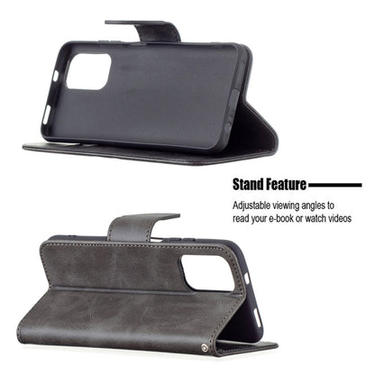 Retro Lambskin Texture Pure Color Horizontal Flip PU Leather Case with Holder & Card Slots & Wallet & Lanyard, For Xiaomi Redmi Note 10 4G