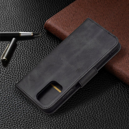Retro Lambskin Texture Pure Color Horizontal Flip PU Leather Case with Holder & Card Slots & Wallet & Lanyard, For Xiaomi Redmi Note 10 4G