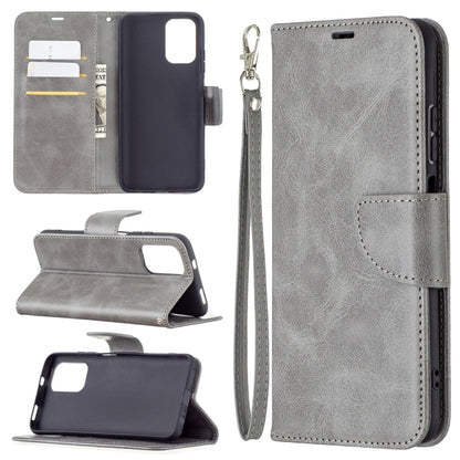 Retro Lambskin Texture Pure Color Horizontal Flip PU Leather Case with Holder & Card Slots & Wallet & Lanyard, For Xiaomi Redmi Note 10 4G