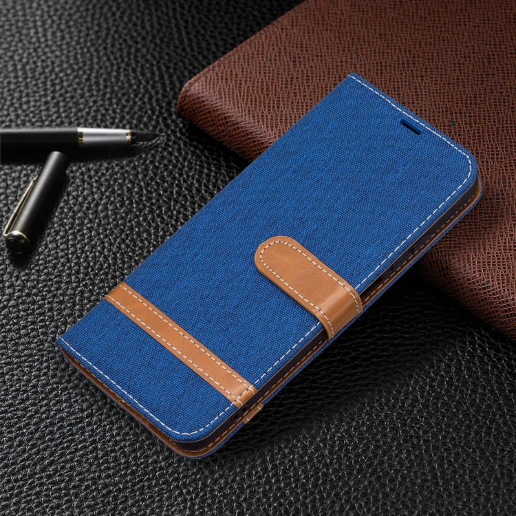 Color Matching Denim Texture Horizontal Flip Leather Case with Holder & Card Slots & Wallet & Lanyard, For Xiaomi Redmi Note 10 4G
