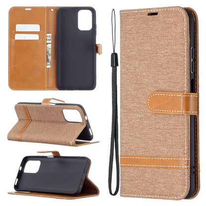 Color Matching Denim Texture Horizontal Flip Leather Case with Holder & Card Slots & Wallet & Lanyard, For Xiaomi Redmi Note 10 4G