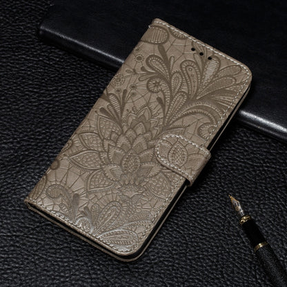 Lace Flower Embossing Pattern Horizontal Flip Leather Case with Holder & Card Slots & Wallet & Photo Frame, For Xiaomi Redmi K40, For Xiaomi Mi 11