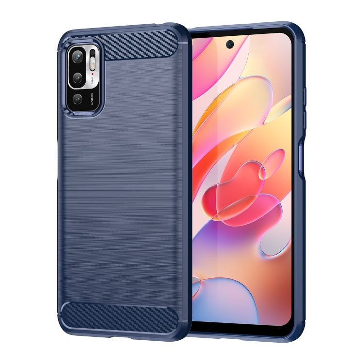 Brushed Texture Carbon Fiber TPU Case, For Xiaomi Redmi Note 10 5G, For Xiaomi Mi 11 Lite
