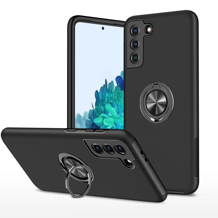 PC + TPU Shockproof Magnetic Protective Case with Invisible Ring Holder, For Samsung Galaxy S21+ 5G, For Samsung Galaxy S21 Ultra 5G, For Samsung Galaxy A52, For Samsung Galaxy A72