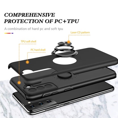 PC + TPU Shockproof Magnetic Protective Case with Invisible Ring Holder, For Samsung Galaxy S21+ 5G, For Samsung Galaxy S21 Ultra 5G, For Samsung Galaxy A52, For Samsung Galaxy A72