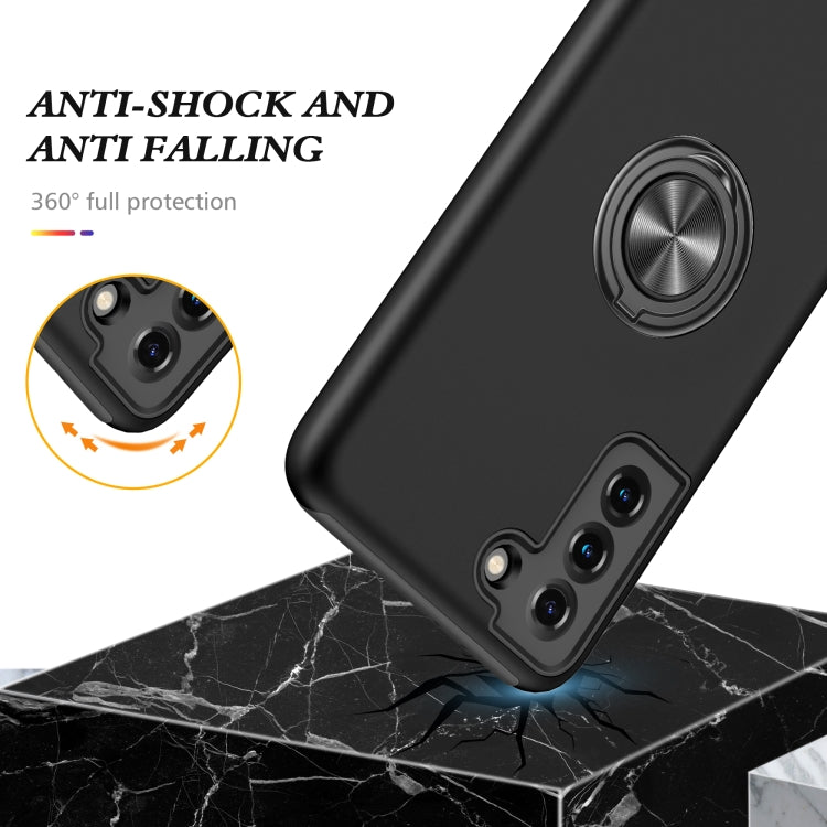 PC + TPU Shockproof Magnetic Protective Case with Invisible Ring Holder, For Samsung Galaxy S21+ 5G, For Samsung Galaxy S21 Ultra 5G, For Samsung Galaxy A52, For Samsung Galaxy A72