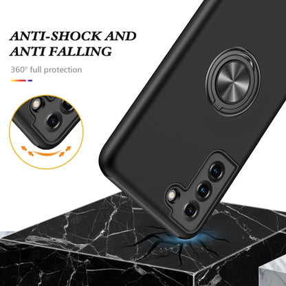 PC + TPU Shockproof Magnetic Protective Case with Invisible Ring Holder, For Samsung Galaxy S21+ 5G, For Samsung Galaxy S21 Ultra 5G, For Samsung Galaxy A52, For Samsung Galaxy A72