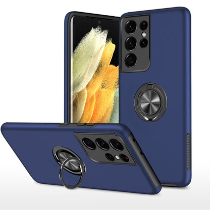 PC + TPU Shockproof Magnetic Protective Case with Invisible Ring Holder, For Samsung Galaxy S21+ 5G, For Samsung Galaxy S21 Ultra 5G, For Samsung Galaxy A52, For Samsung Galaxy A72
