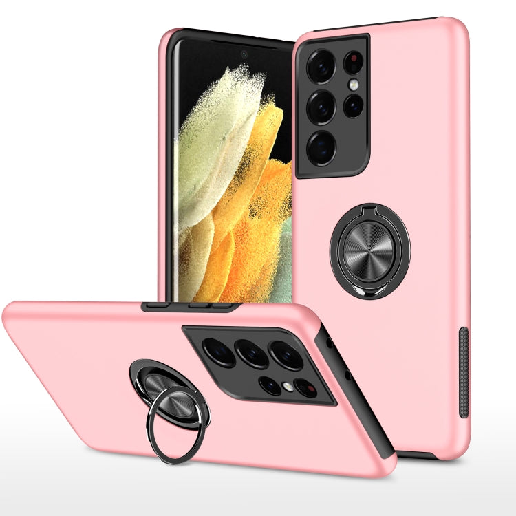 PC + TPU Shockproof Magnetic Protective Case with Invisible Ring Holder, For Samsung Galaxy S21+ 5G, For Samsung Galaxy S21 Ultra 5G, For Samsung Galaxy A52, For Samsung Galaxy A72