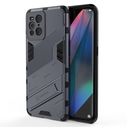 Punk Armor 2 in 1 PC + TPU Shockproof Case with Invisible Holder, For Xiaomi Mi 10S, For OPPO Find X3