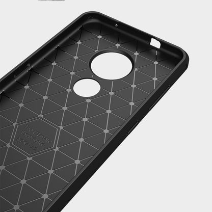Brushed Texture Carbon Fiber TPU Protective Case, For Xiaomi Mi 9 Pro 5G, For Vivo V17 Pro, For Nokia 7.2 & 6.2