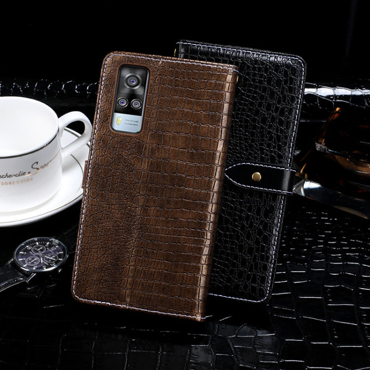 idewei Crocodile Texture Horizontal Flip Leather Case with Holder & Card Slots & Wallet, For vivo Y31 2021, For vivo Y72 5G, For Xiaomi Poco X3 Pro, For Xiaomi Mi 11 Ultra