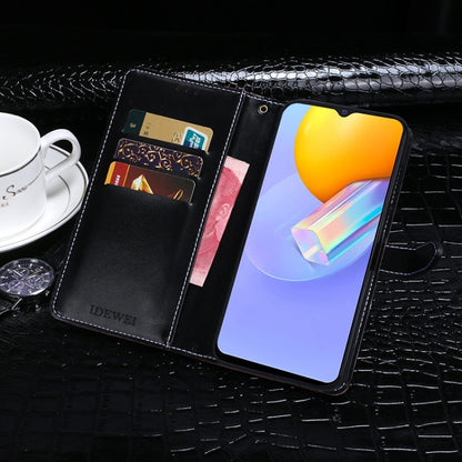 idewei Crocodile Texture Horizontal Flip Leather Case with Holder & Card Slots & Wallet, For vivo Y31 2021, For vivo Y72 5G, For Xiaomi Poco X3 Pro, For Xiaomi Mi 11 Ultra