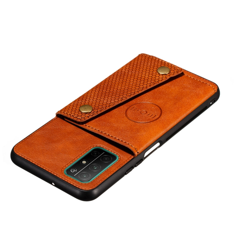 Double Buckle PU + TPU Shockproof Magnetic Protective Case with Card Slots & Holder, For OPPO A93 5G, For OPPO Realme V11 5G, For vivo Y20, For Huawei Nova 8 Pro 5G, For Samsung Galaxy F62, For Samsung Galaxy A32 5G