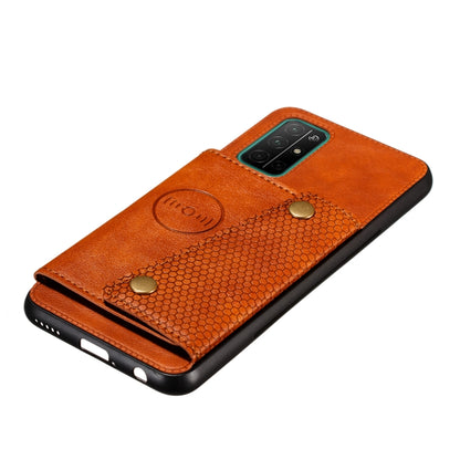 Double Buckle PU + TPU Shockproof Magnetic Protective Case with Card Slots & Holder, For OPPO A93 5G, For OPPO Realme V11 5G, For vivo Y20, For Huawei Nova 8 Pro 5G, For Samsung Galaxy F62, For Samsung Galaxy A32 5G