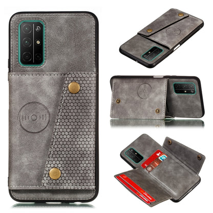 Double Buckle PU + TPU Shockproof Magnetic Protective Case with Card Slots & Holder, For OPPO A93 5G, For OPPO Realme V11 5G, For vivo Y20, For Huawei Nova 8 Pro 5G, For Samsung Galaxy F62, For Samsung Galaxy A32 5G