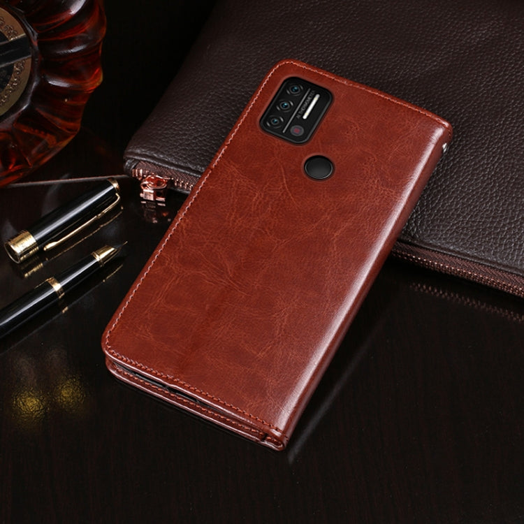 idewei Crazy Horse Texture Horizontal Flip Leather Case with Holder & Card Slots & Wallet, For UMIDIGI A9, For vivo iQOO U3X, For vivo Y31 2021