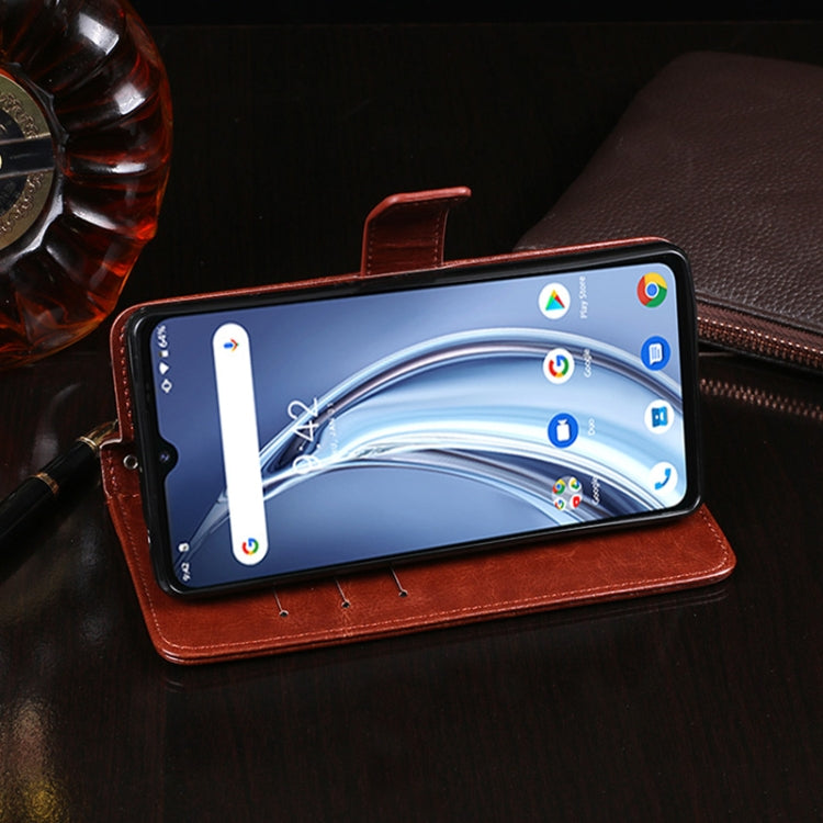 idewei Crazy Horse Texture Horizontal Flip Leather Case with Holder & Card Slots & Wallet, For UMIDIGI A9, For vivo iQOO U3X, For vivo Y31 2021