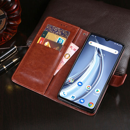 idewei Crazy Horse Texture Horizontal Flip Leather Case with Holder & Card Slots & Wallet, For UMIDIGI A9, For vivo iQOO U3X, For vivo Y31 2021