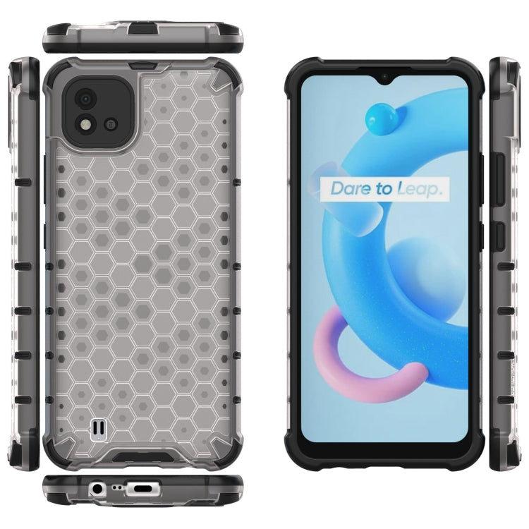 Shockproof Honeycomb PC + TPU Case, For OPPO Realme C20