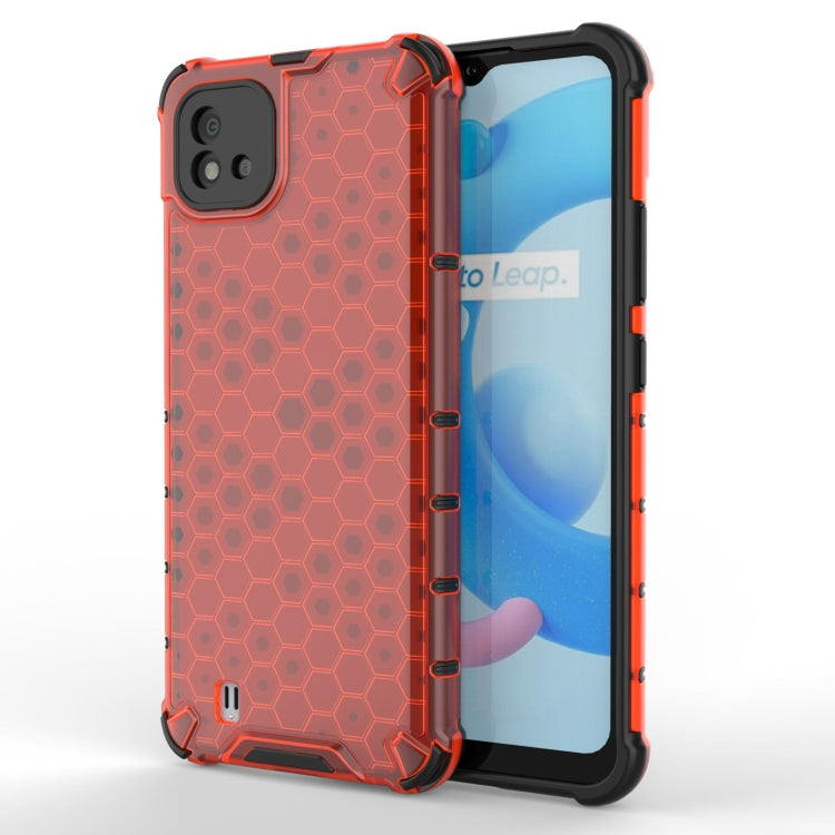 Shockproof Honeycomb PC + TPU Case, For OPPO Realme C20
