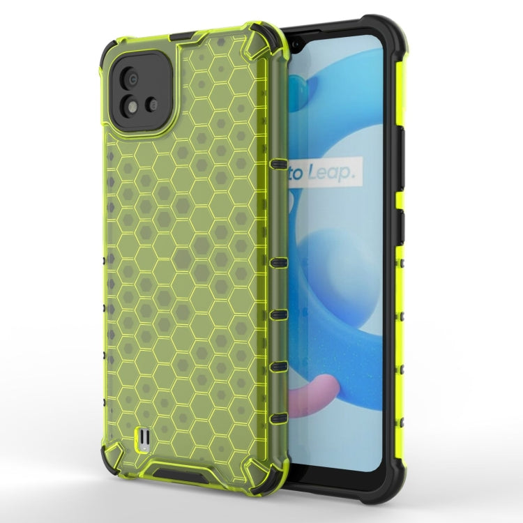 Shockproof Honeycomb PC + TPU Case, For OPPO Realme C20