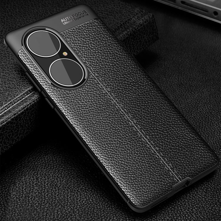 Litchi Texture TPU Shockproof Case, For Huawei P50, For Huawei P50 Pro, For OPPO F19 Pro+ 5G