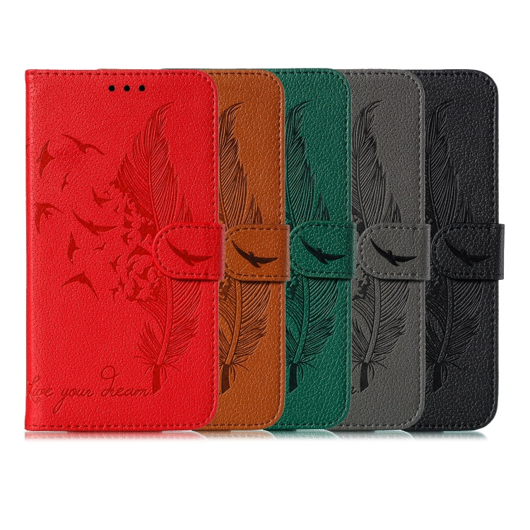 Feather Pattern Litchi Texture Horizontal Flip Leather Case with Holder & Wallet & Card Slots, For Huawei Mate 30, For Huawei Mate 30 Pro, For Huawei Mate 30 Lite / nova 5i Pro, For Xiaomi Redmi Note 8