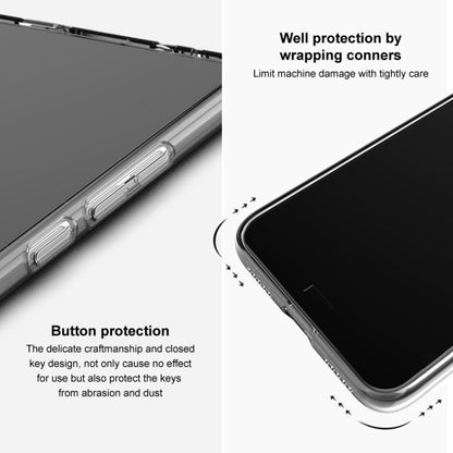 IMAK UX-5 Series Transparent Shockproof TPU Protective Case, For OnePlus 9 5G Domestic / India Version, For OnePlus 9 Pro 5G, For Xiaomi Black Shark 4 / 4 Pro, For Motorola Moto Edge S, For Nubia Red Magic 6, For Xiaomi Mi 10S