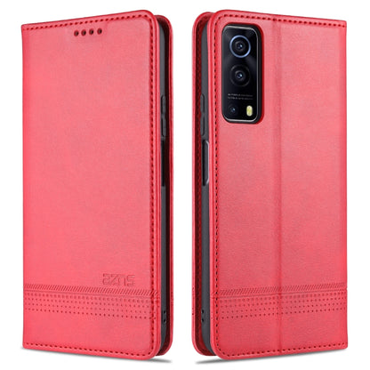 AZNS Magnetic Calf Texture Horizontal Flip Leather Case with Card Slots & Holder & Wallet, For vivo Y72 5G, For vivo iQOO Z3