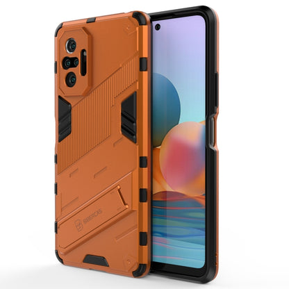 Punk Armor 2 in 1 PC + TPU Shockproof Case with Invisible Holder, For Xiaomi Redmi Note 10 5G, For Xiaomi Redmi Note 10 Pro, For Xiaomi Mi 11 Ultra
