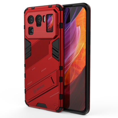 Punk Armor 2 in 1 PC + TPU Shockproof Case with Invisible Holder, For Xiaomi Redmi Note 10 5G, For Xiaomi Redmi Note 10 Pro, For Xiaomi Mi 11 Ultra