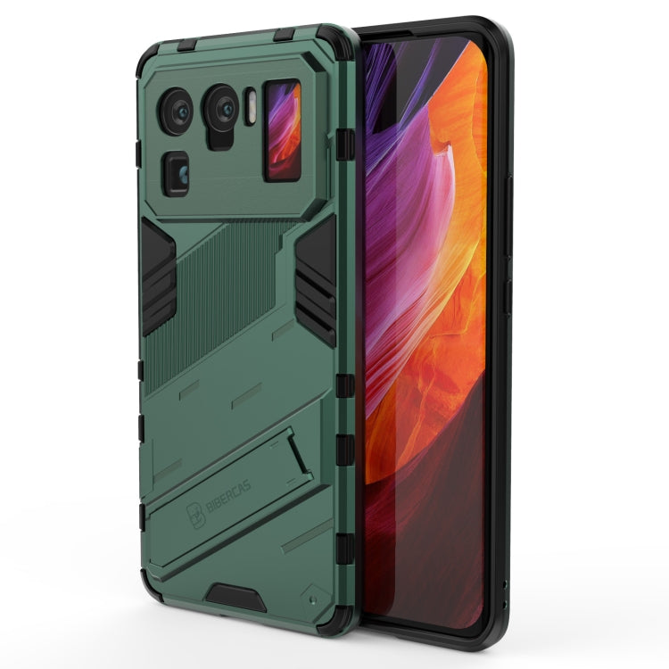 Punk Armor 2 in 1 PC + TPU Shockproof Case with Invisible Holder, For Xiaomi Redmi Note 10 5G, For Xiaomi Redmi Note 10 Pro, For Xiaomi Mi 11 Ultra