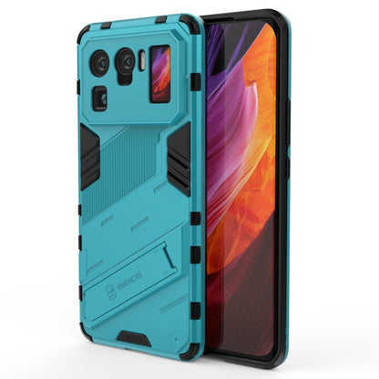Punk Armor 2 in 1 PC + TPU Shockproof Case with Invisible Holder, For Xiaomi Redmi Note 10 5G, For Xiaomi Redmi Note 10 Pro, For Xiaomi Mi 11 Ultra