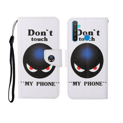 Painted Pattern Horizontal Flip Leathe Case, For OPPO Realme 5