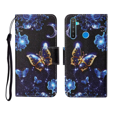 Painted Pattern Horizontal Flip Leathe Case, For OPPO Realme 5 Pro