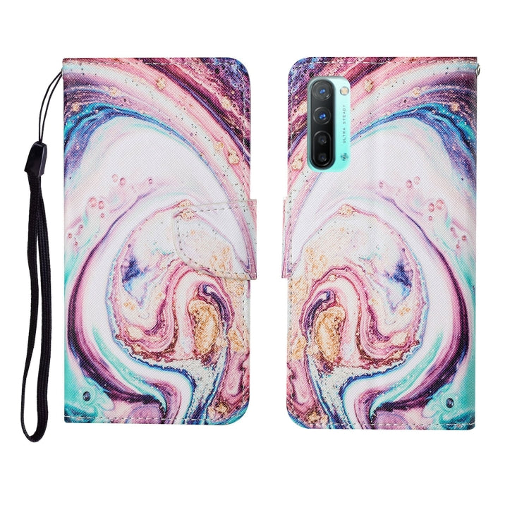 Painted Pattern Horizontal Flip Leathe Case, For OPPO Reno3