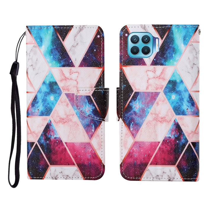Painted Pattern Horizontal Flip Leathe Case, For OPPO Reno4 Lite