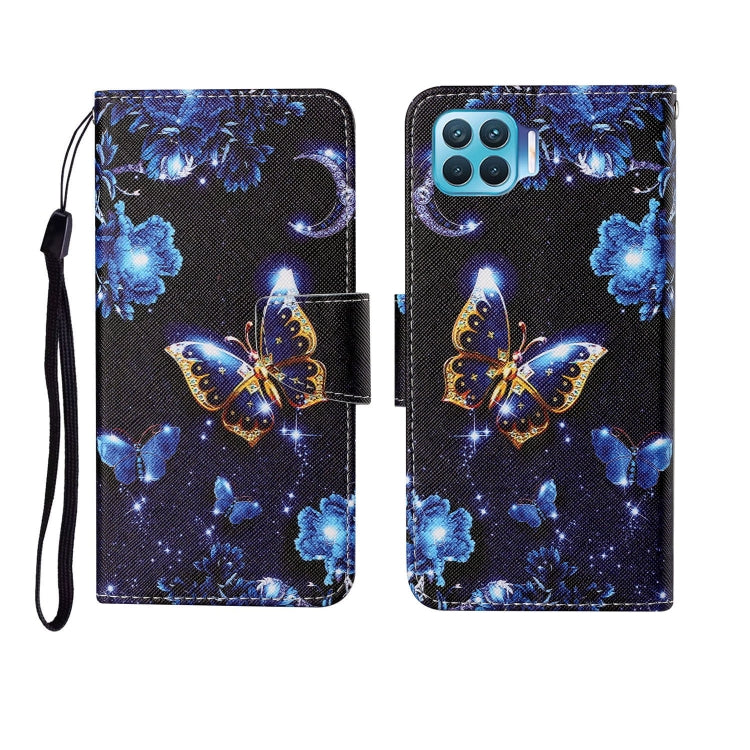 Painted Pattern Horizontal Flip Leathe Case, For OPPO Reno4 Lite