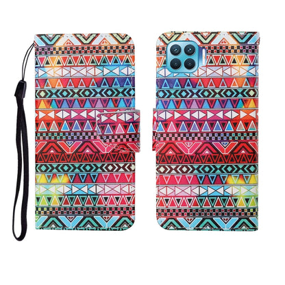 Painted Pattern Horizontal Flip Leathe Case, For OPPO Reno4 Lite