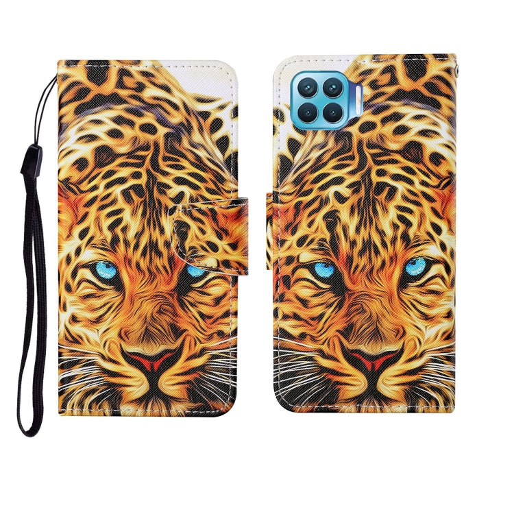 Painted Pattern Horizontal Flip Leathe Case, For OPPO Reno4 Lite