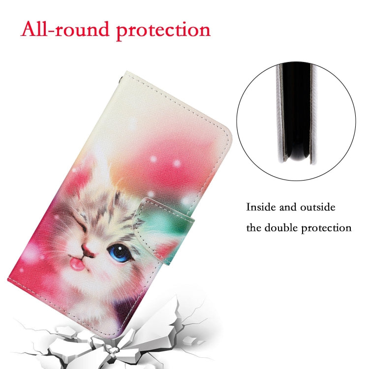 Painted Pattern Horizontal Flip Leathe Case, For OPPO F17 Pro