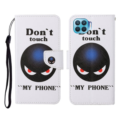 Painted Pattern Horizontal Flip Leathe Case, For OPPO F17 Pro