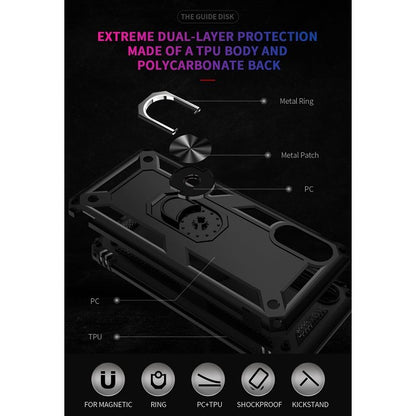 Shockproof TPU + PC Protective Case with 360 Degree Rotating Holder, For Samsung Galaxy A02 / M02, For LG K53, For Motorola Moto G Play (2021), For Motorola Moto G Stylus (2021)